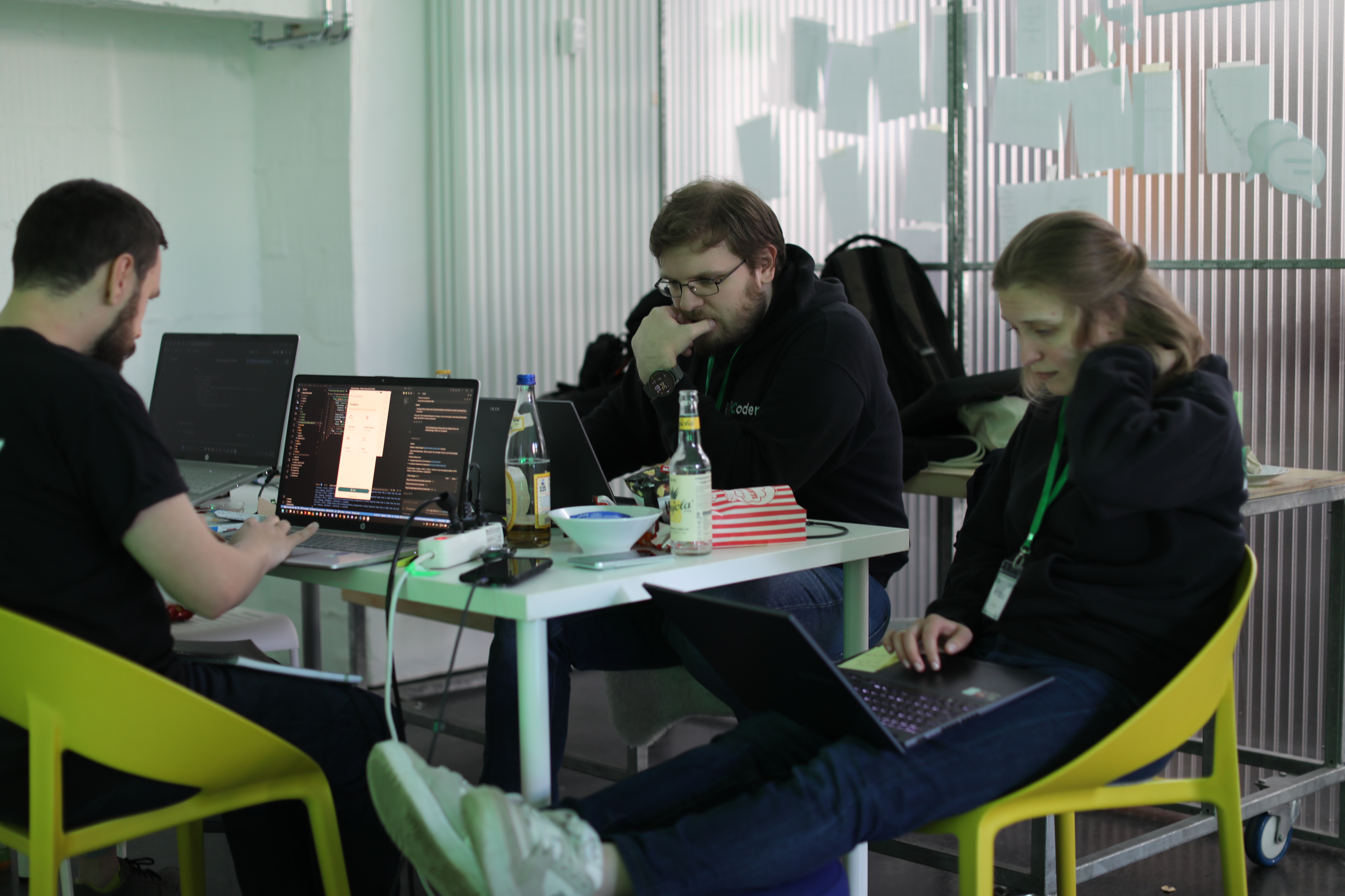 Team bei der Arbeit